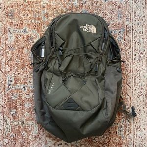 Green North Face Jester Backpack (gently used)